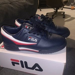 mens fila original fitness navy blue